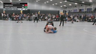 132 lbs Cons. Rd Of 16 - Lewis Davis, Threestyle vs Beckett Edstrom, MN Elite