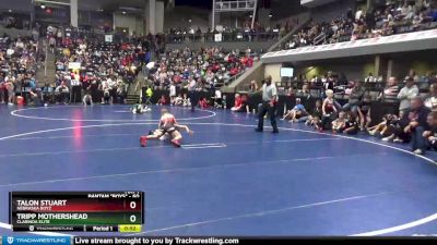 60 lbs Cons. Round 3 - Tripp Mothershead, Clarinda Elite vs Talon Stuart, Nebraska Boyz