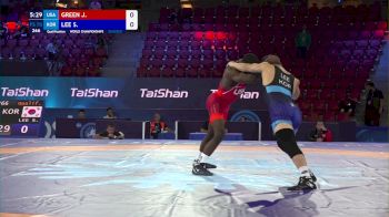 70 kg Qualif. - James Green, United States vs Seungchul Lee, South Korea