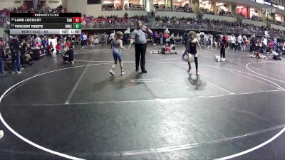 80 lbs Champ. Round 1 - Vincent Keefe, Hawks Wrestling Club (Lincoln) vs Lane LeColst, The Best Wrestler