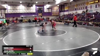 165 lbs Cons. Round 3 - Derek Fong, Horizon Huskies vs Adam Gates, WAR Wrestling Club