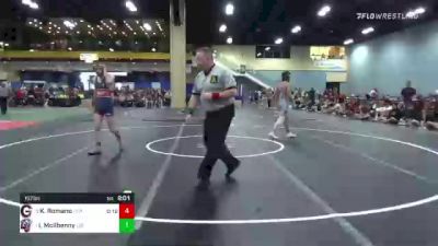 157 lbs Consi Of 8 #1 - Kyle Romano, Georgia vs Ian McIlhenny, Liberty