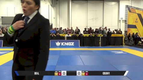 COLIN P. vs BO A. 2025 World IBJJF Jiu-Jitsu No-Gi Championship