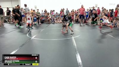 56 lbs Round 3 (4 Team) - Cade Rappo, PA East Lightning vs Graham Dyson, NY Hammers