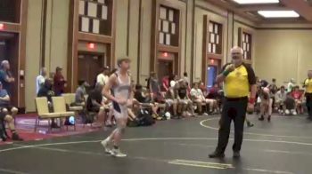 125 lbs Round 3 (6 Team) - Adrian DeJesus, Steel Valley Black vs John Whitacre, Diablo WC