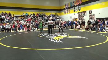 135 lbs 2nd Place Match - Josslyn Holladay, Wilton vs Richtricia Gbeynie, Columbus Catholic, Waterloo