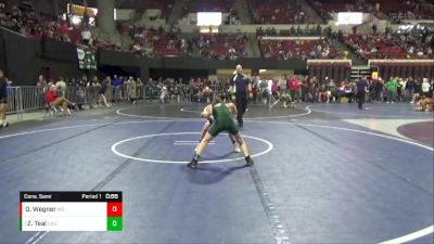 81 lbs Cons. Semi - Zachry Teal, Lakeland Wrestling Club vs Owen Wegner, Montana Disciples