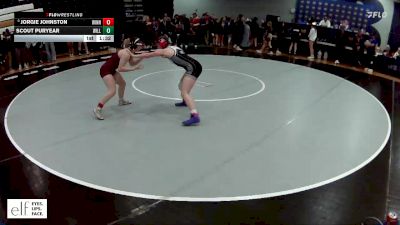 130 lbs. Champ. Round 3 - Scout Puryear, Willard vs Jorgie Johnston, Winnetonka
