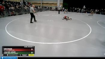 92 lbs Cons. Round 5 - Colter Lenze, Moen Wrestling Academy vs Ian Maize, DC Elite Wrestling