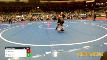 67 lbs Quarterfinal - Aviyahn Mills, Roundtree Wrestling Academy vs Maximus Sako, Westshore Wrestling Club