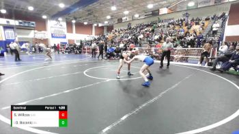 106 lbs Semifinal - Dominic Bozanic, Gilroy vs Sean Willcox, St. John Bosco