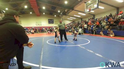35 lbs Quarterfinal - Chet Clay, Skiatook Youth Wrestling vs Colson Starr, Hilldale Youth Wrestling Club
