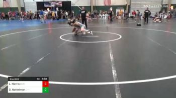 95 lbs Quarterfinal - Lucas Harris, SedgCo vs Devin Nuttelman, Little Cougars