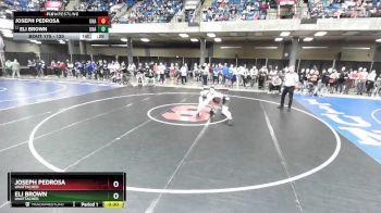 120 lbs Champ. Round 2 - Eli Brown, Unattached vs Joseph Pedrosa, Unattached