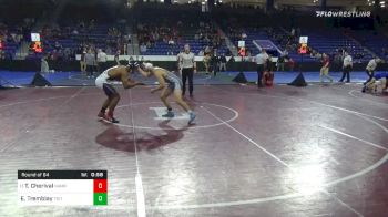 160 lbs Prelims - Tyreece Cherival, Hampden Charter vs Ethan Tremblay, Triton