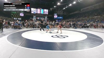 132 lbs Cons. Sub-rd Of 32 - Riddick Meyer, Wisconsin vs Cale Wimberly, Florida