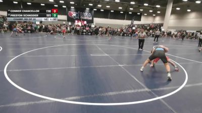 138 lbs Champ. Rd Of 32 - Conner Chancellor, Team Tulsa Wrestling Club vs Preston Schneider, Team Nazar Training Center