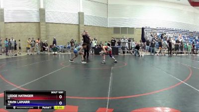 84 lbs Cons. Semi - Ledge Hatinger, MI vs Tavin Lamarr, MT