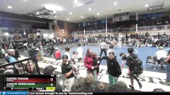 120 lbs Cons. Round 6 - Carter Tughan, Tahoma vs Carsun Hinkelmann, Kellogg