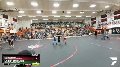 85 lbs Round 2 - Landon Strickland, Riverton USA Wrestling vs Ethan Hart, Buffalo Outlaws Wrestling