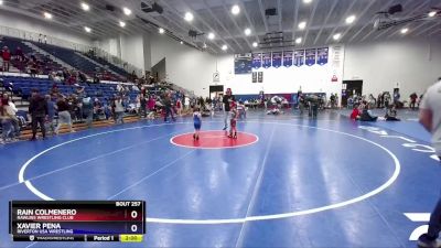 53 lbs 5th Place Match - Rain Colmenero, Rawlins Wrestling Club vs Xavier Pena, Riverton USA Wrestling