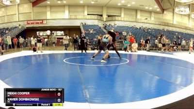 157 lbs Cons. Round 2 - Mekhi Cooper, IN vs Xavier Dombkowski, PA