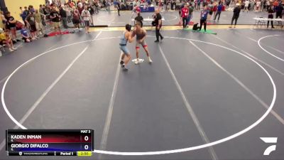 144 lbs Cons. Round 5 - Kaden Inman, IL vs Giorgio DiFalco, IL