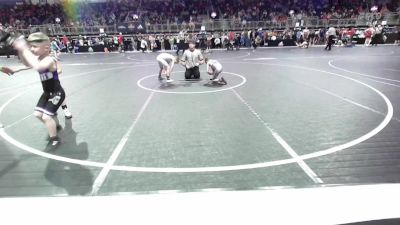 60 lbs Quarterfinal - Stryker Hodde, Mexico Youth Wrestling vs Ty Cox, Brawlers