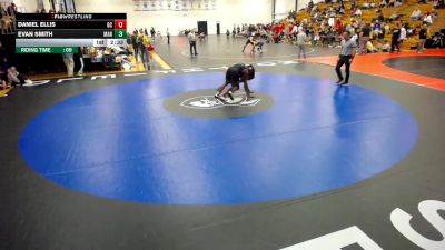 141 lbs Cons. Round 3 - Evan Smith, Manchester vs Daniel Ellis, Georgetown (KY)