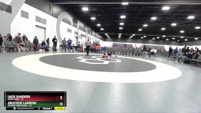 55 lbs Placement Matches (8 Team) - Jack Sanders, Team Alien vs Grayson LaGrow, Dundee Wrestling