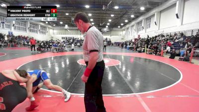 144 lbs Round Of 32 - Vincent Proto, Shelton vs Grayson Renkert, Newtown