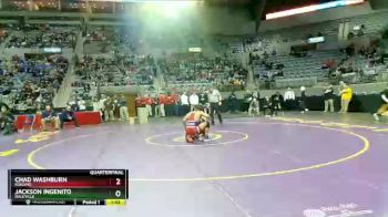 195 lbs Quarterfinal - Jackson Ingenito, Daleville vs Chad Washburn, Kokomo