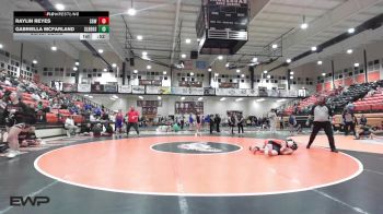 96 lbs Consolation - Raylin Reyes, Sperry HS Girls vs Gabriella Mcfarland, Sallisaw Lady Black Diamonds