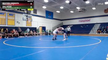 184 lbs Semifinals (16 Team) - Dax Wood, Big Bend Community College vs Brayden Meredith, Cowley College