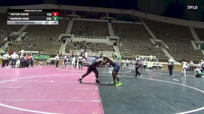 6A 285 lbs Quarterfinal - Victor Davis, Percy Julian vs Bardon King, Homewood Hs