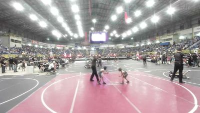 46 lbs Consi Of 8 #1 - Kase Sikes, Valley Bad Boys vs Azariah Rael, Sierra Grande Panthers