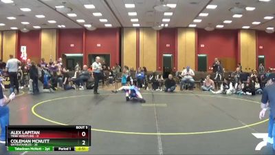 80 lbs Round 2 (6 Team) - Coleman McNutt, Untouchables vs Alex Lapitan, Tribe Wrestling