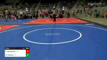 66 lbs Rr Rnd 1 - Kamren Henderson, PRYOR TIGERS vs Michael Sanders, Vinita Kids Wrestling