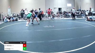 130 lbs Quarterfinal - Gianna Mottola, Mtc vs Emmyjane Bragg, Poway Elite