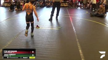60 lbs Round 1 (4 Team) - Tye Heysinger, Iowa Hammers vs Zach Wright, Belding
