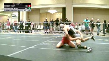 132 lbs Consi Of 32 #1 - Landon Parry, War vs Damian Chitwood, DTC Wrestling