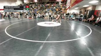 175 lbs Champ. Round 2 - Weston McLaughlin, Riverton vs Riggin Austin, Laramie
