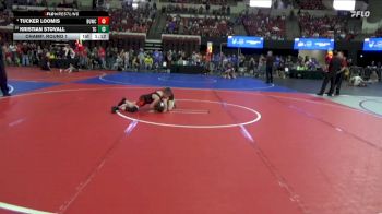 81 lbs Champ. Round 1 - Kristian Stovall, Team Champs vs Tucker Loomis, Butte Wrestling Club