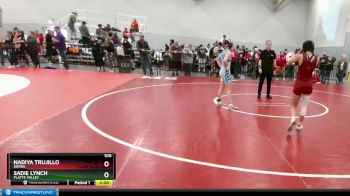 100 lbs Quarterfinal - Sadie Lynch, Platte Valley vs Nadiya Trujillo, Sierra