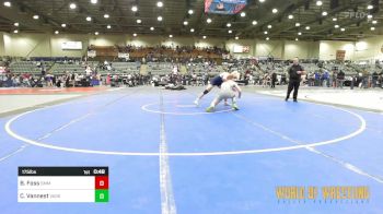 175 lbs Consolation - Bridger Foss, South Medford Mat Club vs Carter Vannest, Vasky Bros