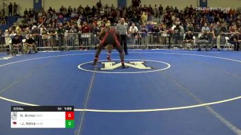 220 lbs Quarterfinal - Naziah Armor, Brockton vs Joao Neiva, Milford