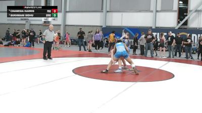 130 lbs Semis - Chanesia Harris, Punisher Wrestling Company vs Sukhmani Sidhu, Bonners Ferry Wrestling Club