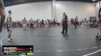 140 lbs Round 1 (10 Team) - Hina Anderson, Georgia United Blue vs Colin Armona, Bomb Squad