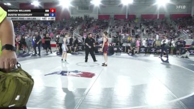 100 lbs Quarters - Benton Williams, New River WC vs Dustin Woodruff, Beastmode Wrestling