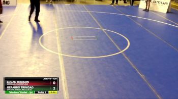 120 lbs 7th Place Match - Gerardo Trinidad, Live Oak Wrestling Club SC vs Logan Robison, War Eagles Wrestling